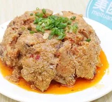 Steamed Pork Ribs with Rice Flour