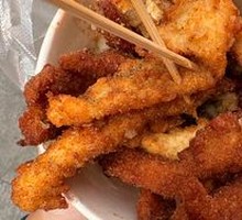 Chicken, Beef, and Pork Strips Combo