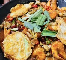 Spicy Shrimp Hot Pot