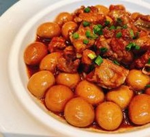 Braised Pork Ribs with Preserved Eggs