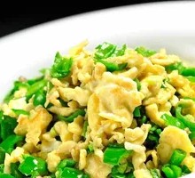 Egg with Green Pepper