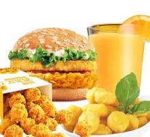 Double Garden Crispy Chicken Burger