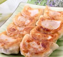 Fried Egg and Chives Dumplings