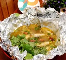 Aluminum Foil Vegetarian Noodles