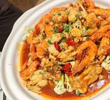 Prawn and Frog Stir-fry