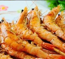 Charcoal-Grilled Shrimp