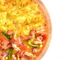 Sultan King Durian and Orange Chicken Pizza