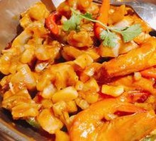 Scallion Sauce Frog and Shrimp