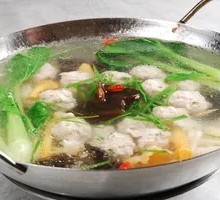 Wild Mushroom Meatball Soup
