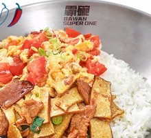 Fragrant Tofu with Pork and Tomato Egg Stir-fry