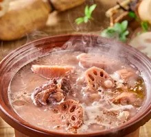 Braised Pork Shank and Lotus Root Soup