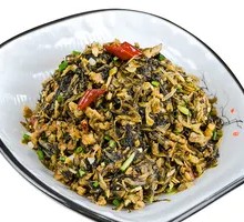 Pickled Mustard Greens Stir-Fried with Pork Strips
