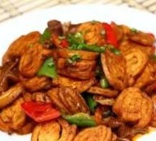 Dry-Braised Fermented Tofu Skin Rolls