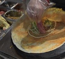 Pan-Fried Chicken Patty Pancake