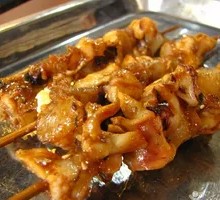 Fried Squid Skewers