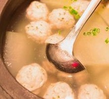 Chicken Meatball in Chicken Soup