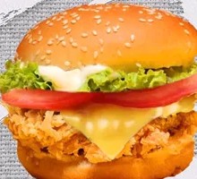 Spicy Cheese Chicken Burger