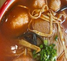 Tomato Shrimp Dumpling Noodles