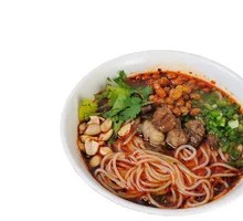 Spicy Broad Noodles with Pea Paste