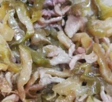 Pickled Vegetable and Pork Thread Stir-fried Bean Threads