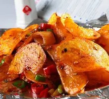 Grilled Potato Slices