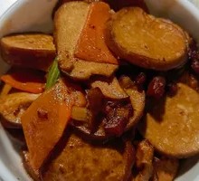 Fried Tofu with Pork Stir-fry