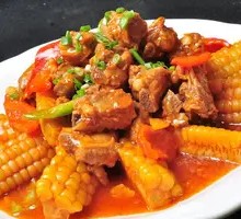 Corn Braised Spare Ribs