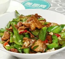 Green Pepper Stir-fried Pork