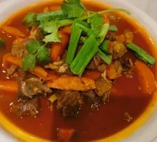 Carrot and Lamb Hot Pot