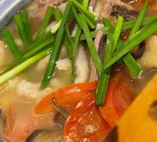 Clear Soup Three Delicacies Rice Noodles