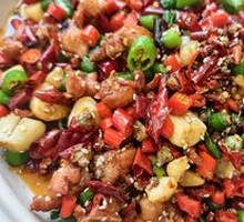 Spicy Rabbit with Fresh Chilies