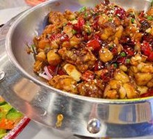 Spicy Frog and Shrimp Hot Pot