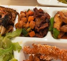 Sweet and Sour Pork with Sesame Sticks