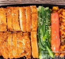 Honey Mustard Golden Chicken Rice