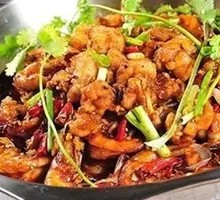 Spicy Frog and Shrimp