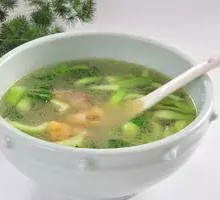 Vegetable Noodle Chicken Egg Soup