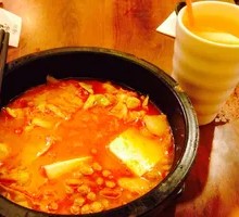 Kimchi Tofu Noodle Soup