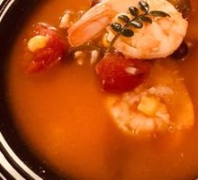 Mexican Bean Rice Seafood Soup