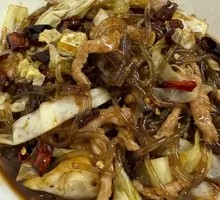 Pickled Vegetable and Taro Noodles with Pork Strips