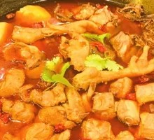 Stewed Chicken in Iron Pot