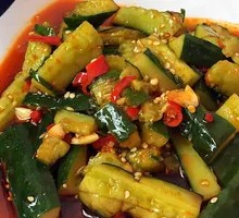 Knife-Pounded Cucumber