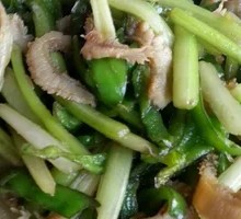Green Pepper Beef Tripe