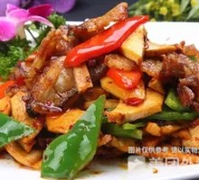 Fried Pork with Tofu Skin Rice Bowl