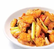 Glutinous Rice Fish Cubes