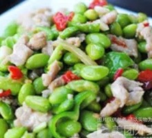 Green Pea and Pork Stir-fry