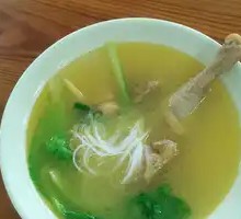 Chicken Soup with Rice Noodles