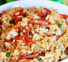 Stewed Duck Offal and Egg Fried Rice