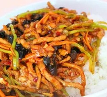 Fish-Flavored Shredded Pork Rice Bowl