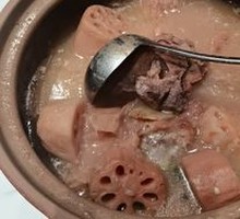 Pork Shank and Lotus Root Soup