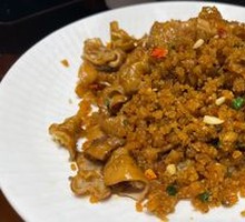 Fatty Intestine Stir-Fried with Chili Residue